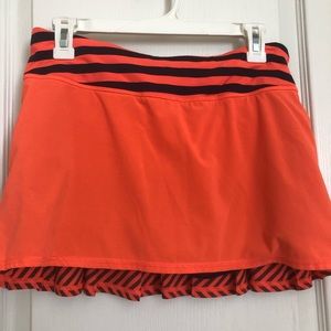 Lululemon pace setter skirt size 6